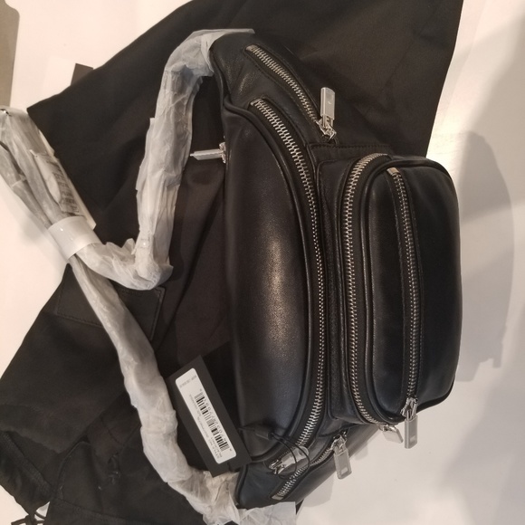 Alexander Wang Handbags - Alexander Wang Blk Leather Fanny Pack